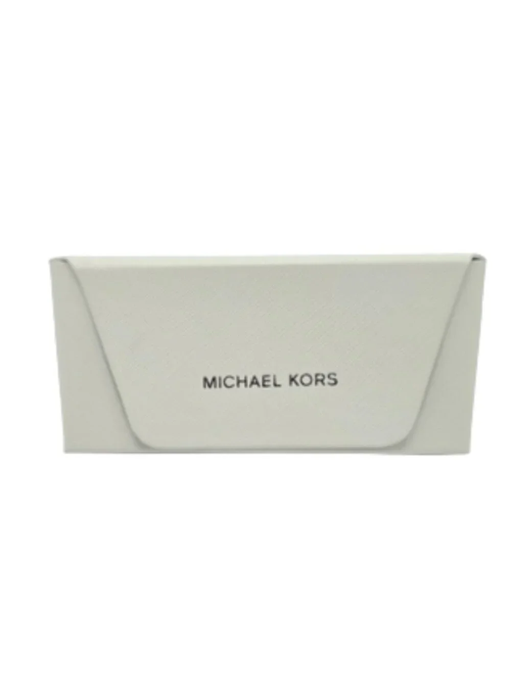 Michael Kors White Leather‎ Hard  Designer Sunglasses Holder Casual Glasses Case